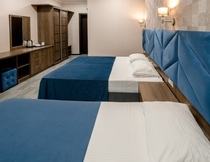 Стандарт 3-местный вид на бассейн 5 этаж - Отель «Голден Резорт»